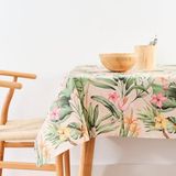 Belum 0120-406 Tafelkleed, vlekbestendig, extra zacht, meerkleurig, 100% geproduceerd in Spanje, 100% biologisch katoen, afmetingen 100 x 140 cm