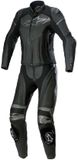 Alpinestars Stella Gp Plus 2 Pc combinaison cuir Noir Gris Métallisé Taille 48