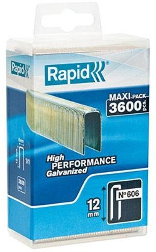 Rapid nieten 606/18mm 3600 stuks