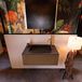 Mondiaz ERIN 80cm badmeubelset onderkast Rust met 1 lade Wastafel RIDGE midden 1 kraangat Urban ERIN11056