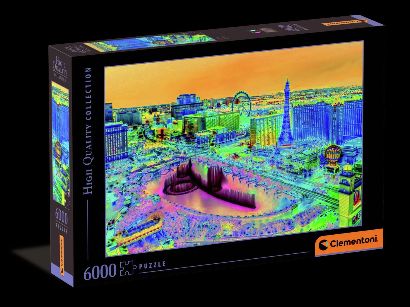 Clementoni Las Vegas 6000 Piece Jigsaw Puzzle - City Theme - Adult & Child - 10+ Years