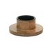 Bougeoir pour bougie de l'Avent, bois de manguier, Ø 11 cm
