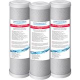 Italia® Carbon-cartouche 5 micron 10 inch CTO actieve koolfilter voor omgekeerde osmose set 3 stuks waterfilter