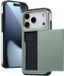 imoshion Hoesje met Pasjeshouder - Geschikt voor Apple iPhone 17 Pro - Groen