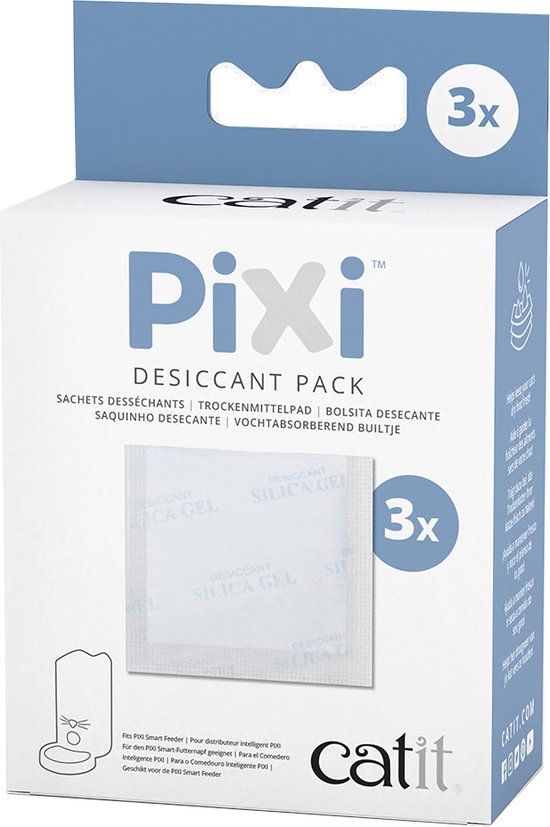 Catit PIXI - Droogmiddelpads voor automatische kattenvoerdispenser - 3 stuks