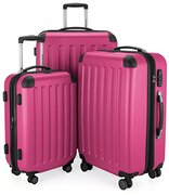 Hauptstadtkoffer - SPREE - 3-delige kofferset - handbagage 55 cm, middelgrote koffer 65 cm, grote reiskoffer 75 cm, TSA, 4 wielen, magenta