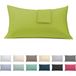 ECOMMERC3 Set van 2 kussenslopen, 45 x 100 cm, extra zacht en comfortabel, pistachekleurig, gemaakt in Spanje, ademend, gemakkelijk te wassen