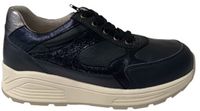 Nimco Veterschoenen Dames Blauw Leer Maat 42.5