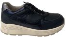 Nimco Veterschoenen Dames Blauw Leer Maat 42.5