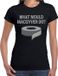 Bellatio Decorations Mac Gyver T-shirt Zwart voor Dames - What Would Mac Gyver Do Duck Tape Fun Shirt S
