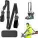Wan GmbH Ceinture de ski réglable et porte-bâtons de ski - Sangle de transport pour skis et équipement de snowboard