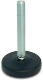RS PRO Verstelbare voet M16 tot 1600 kg x 200 mm, tot 30 graden kantelbaar, zacht staal, Ø 83 mm x 230 mm