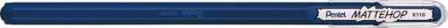Pentel K110 MatteHop, Matte Gel Rollerball Pen, 1.0mm Tip, Navy Blauw (Een Pen)