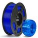 TPU-filament, 95A, 1,75 mm, 1 kg, bleu clair, flexible