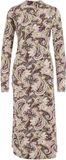 WE Fashion Robe mi-longue pour femme avec imprimé