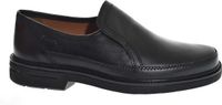SIOUX Huisschoen 'Slipper Herren 25970 Echtleder in schwarz' zwart