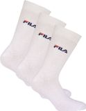 Fila Sokken Set van 3 Paar Wit Unisex Katoen/Polyester/Elastaan Schoenmaat 43-46