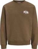 JACK&JONES JJAERO SWEAT CREW NECK Heren L Cocoa Polyester/Katoen Herfst/Winter 2026