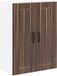 vidaXL Wandkast LUCCA Bruine eik 60 x 31 x 80 cm Bewerkt hout