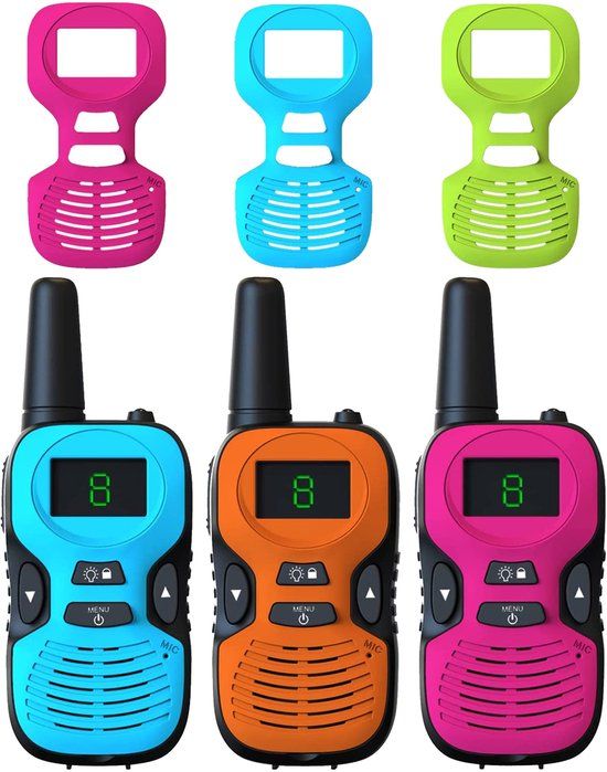 ODESSEY Walkie Talkie - Wisselbare Kleuren - 3 Pack