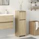 Maison Exclusive - Armoire de salle de bain chêne Sonoma, 30x30x95 cm, en panneau de particules