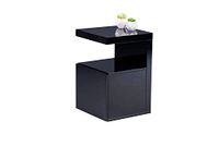 M2 Kollektion Bijzettafel Pam in zwart, B/H/D = 40x60x40cm