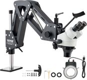 VEVOR Multidirectionele Microscoop Veermontage Ringlicht 7x-45x Sieraden
