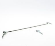 GEBU DRAADWARENFABRIEK Gebu Windhaak met schroefogen verzinkt HD 60 gram 6 x 300mm
