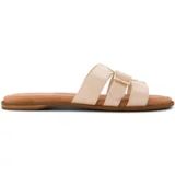 TOMS Sol Mule Damessandalen van leer, goudkleurig