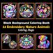 53 Embroidery Nature Animals: Teens & Adults Coloring Book