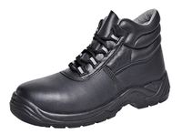 Portwest FC10 Compositelite Veiligheidsschoen Dubbele Dichtheid Antislip | Zwart, 43, S1PS EN ISO 20345, Unisex, Benzine en Olie Bestendige Loopzool, Composiet Neus, 100% Metaalvrij, Lichtgewicht