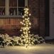 Prolenta Maison Exclusive Kerstboom, warm wit licht, 120 cm, riet, 100 LED's