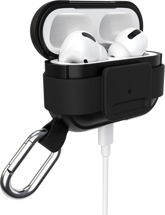 Speck Presidio Clickflip Hoesje - Geschikt voor Apple AirPods Pro 1 - Zwart