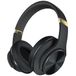 DOQAUS Bluetooth Koptelefoon over ear, 90 uur speeltijd, 3 EQ-modi, Ruisonderdrukking Microfoon, Zwart-Goud