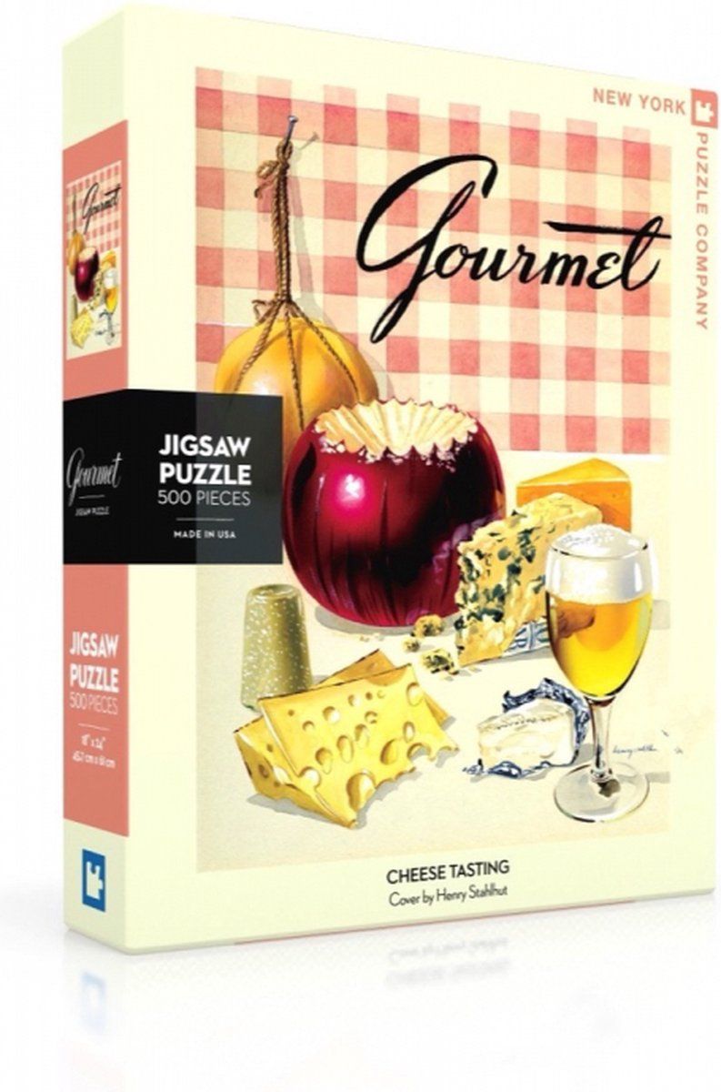 New York Puzzle Company Cheese Tasting - 500 pieces