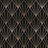 Merkloos / Sans marque KP Inpakpapier met Waaiermotief – 50 cm × 100 m – 74 g/m² metallic
