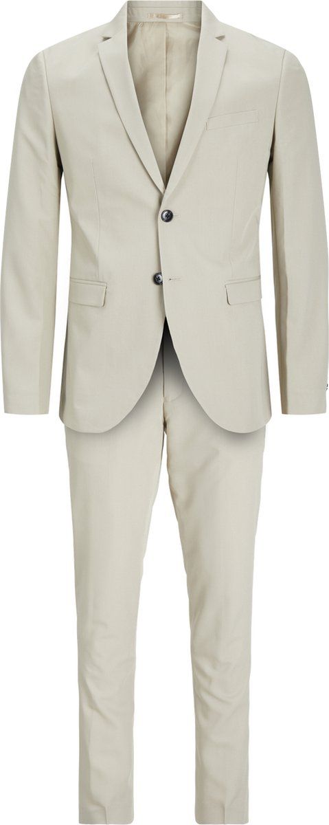 JACK&JONES JPRFRANCO SUIT NOOS Heren Pak - Maat 46 - Pure Cashmere - Slim Fit - Zakelijk - Mannen - Tweedelig pak