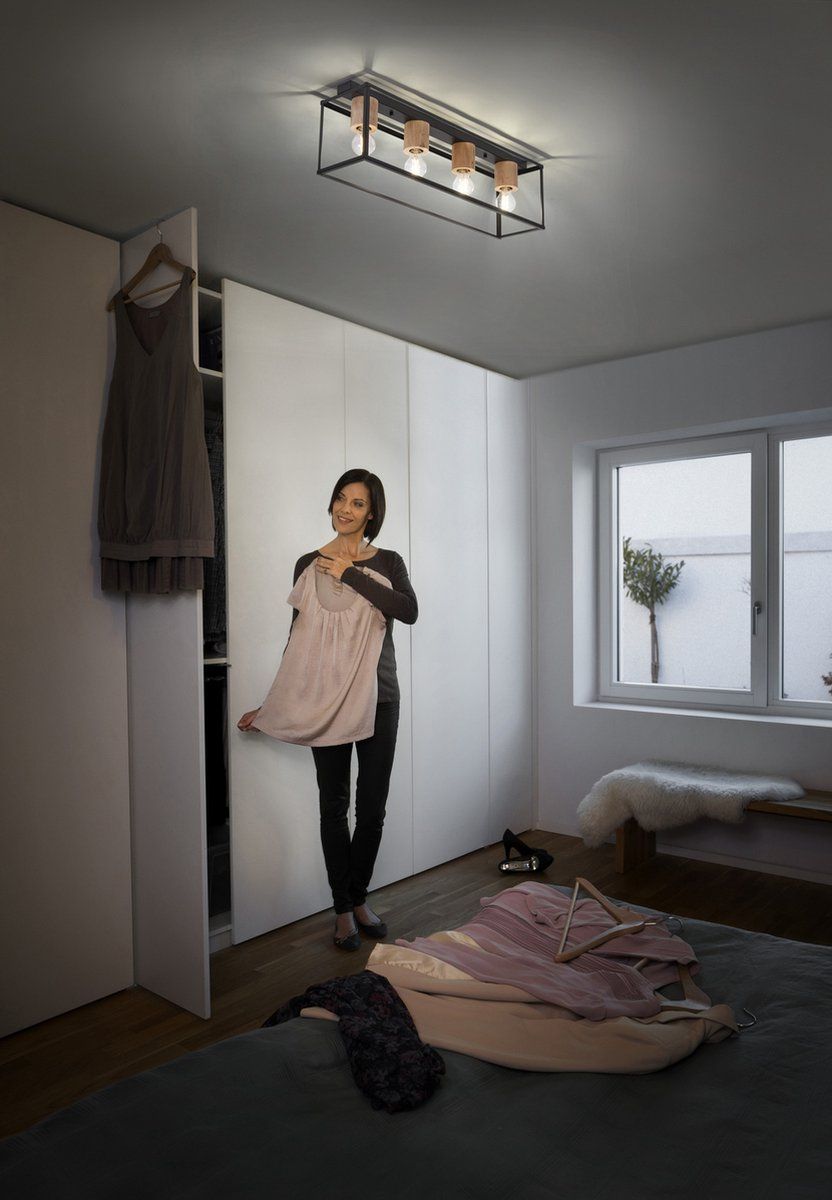 LEDVANCE DECOR Nairobi Wandlamp - Zwart - E27