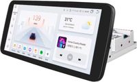 Autoradio met Bluetooth, CarPlay, universeel toepasbaar, compatibel met Apple en Android, stereo-installatie, navigatiesysteem, 8 GB/128 GB opslaggeheugen