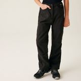 REGATTA Polska Broek Kinderen Waterdicht Unisex Zwart Polyester