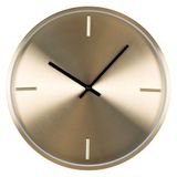 Nest of Nora Nora Wandklok geruisloos 30 cm - Aluminium - Goud