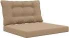 vidaXL Buitenbankkussen Polyester Taupe 80 x 68,5 cm