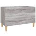 VidaXL Meuble de rangement 74,5x38x48 cm bois de particules gris aspect chêne sonoma