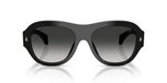 Moncler Elevane ME6015U Lunettes de soleil Unisexe Noir Géométrique Gris 56mm