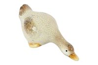 Countryfield pluche eend speelgoed liggend 16x7,8x7,5cm multicolor.
