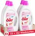 Le Chat Gel Sensitive Color - Lessive liquide - Convient pour le linge coloré - Parfum frais - Savon de Marseille - Lot économique - 4 x 33 lavages