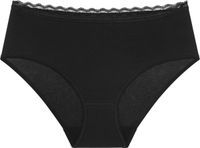 Triumph Feel Of Cotton Midi slip 10224959-0004 BLACK-46