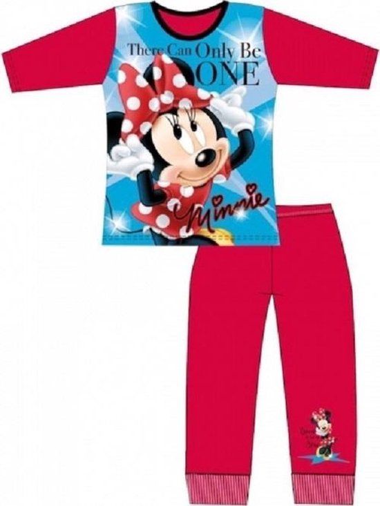 Disney Minnie Mouse Pyjama - Kids - Size 128 - Red/Pink