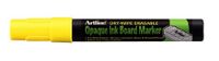 Artline 2.0mm Bullet Tip Opaque Ink Board Marker - Geel (Pak van 12)