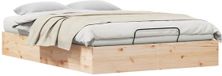 vidaXL Bedframe met opbergruimte Naturel 120 x 190 cm